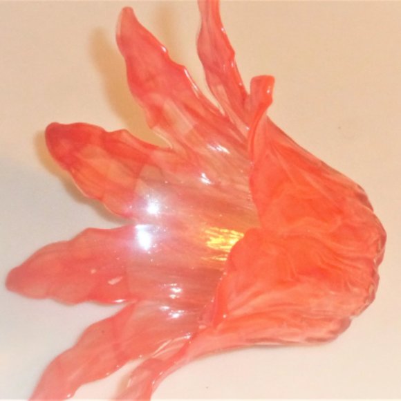 Vintage GLASS CANDLE HOLDER Pillar Candle Tealight Scented Candles Red Glass - Picture 3 of 9